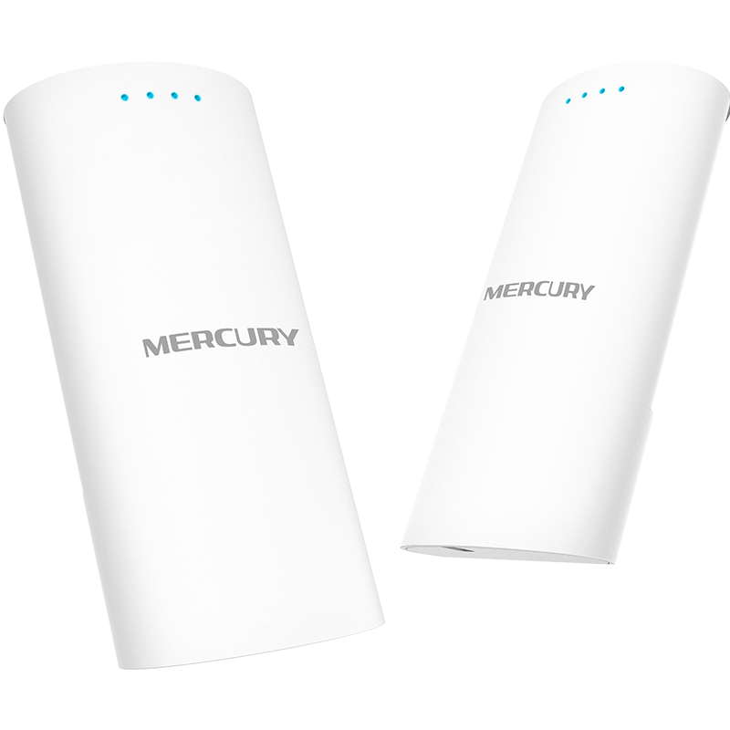 水星(MERCURY) 戶外無線網(wǎng)橋室外AP電梯監(jiān)控5g無線wifi發(fā)射對點(diǎn)橋接 MWB505S套裝( 百兆網(wǎng)口版)